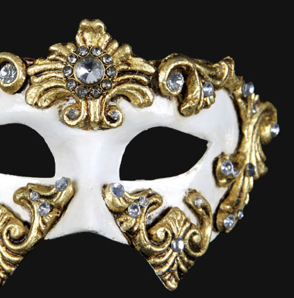 Colombina Barocco Gold White